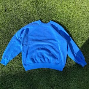 80s 90s blue tultex sweatshirt size M